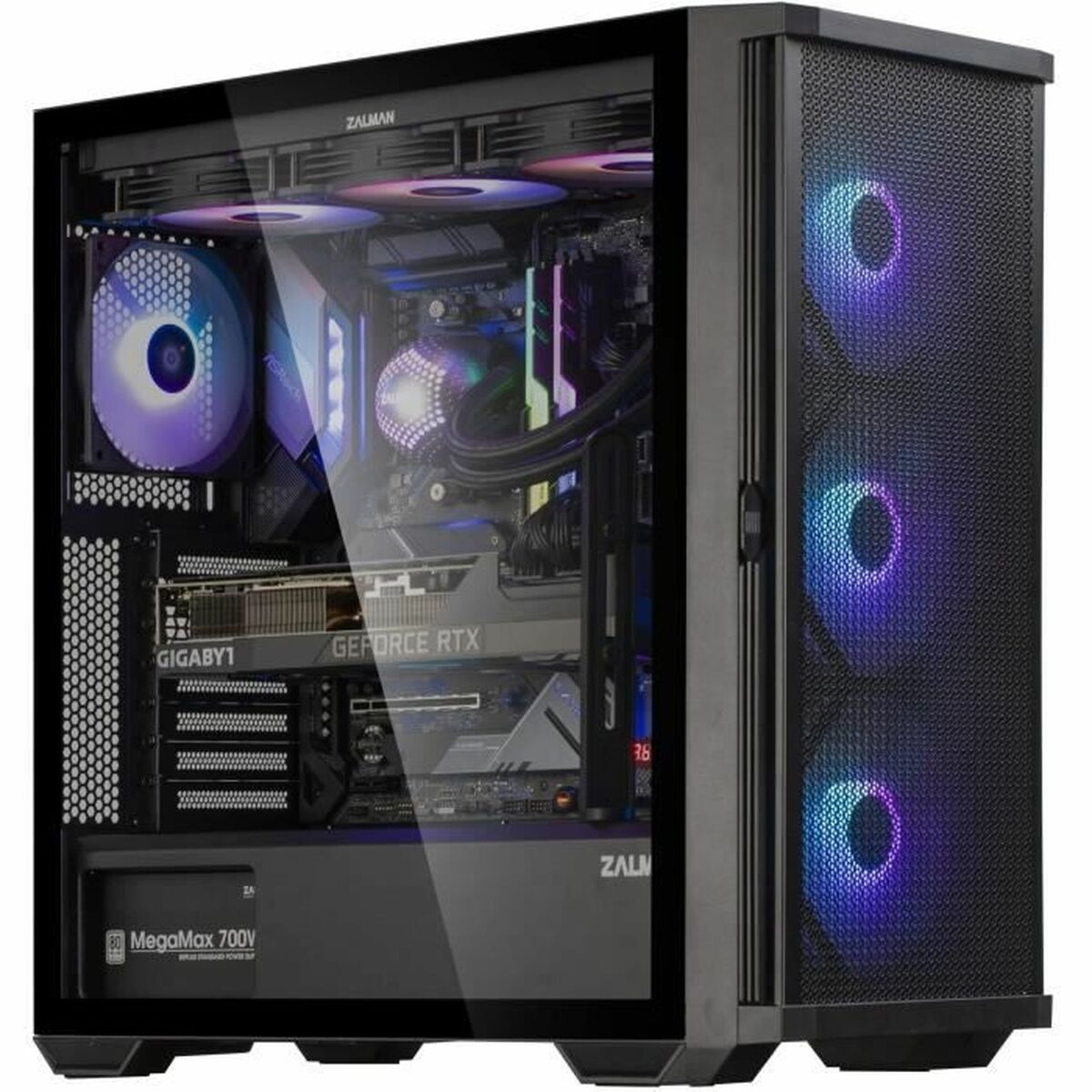 ATX semi-tornikotelo Zalman Z10 PLUS Musta